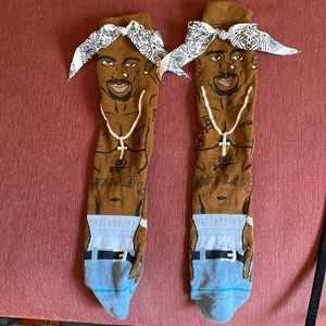 Stance Tupac V2 socks with bandana